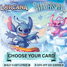 Disney: Lorcana - Winterspell Singles NM Choose Your Card 
