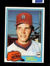 1981 TOPPS TRADED #833 HARRY SPILMAN NM ASTROS *X73916