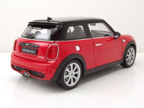 WELLY - 2014 MINI Cooper Hatch Rosso e Nero - 1/18 - WEL18050ROUGE - Foto 3 di 6