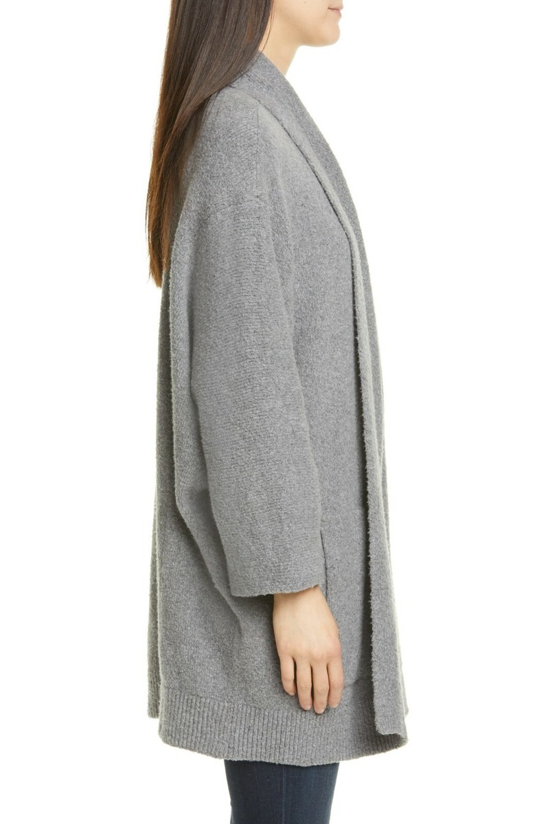 $395 NWT VINCE SzS TEXTURED OPEN FRONT KNIT CARDIGAN LIGHT