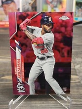 RANDY AROZARENA 2020 Topps Chrome PINK REFRACTOR RC Rookie #49 Tampa Bay Rays