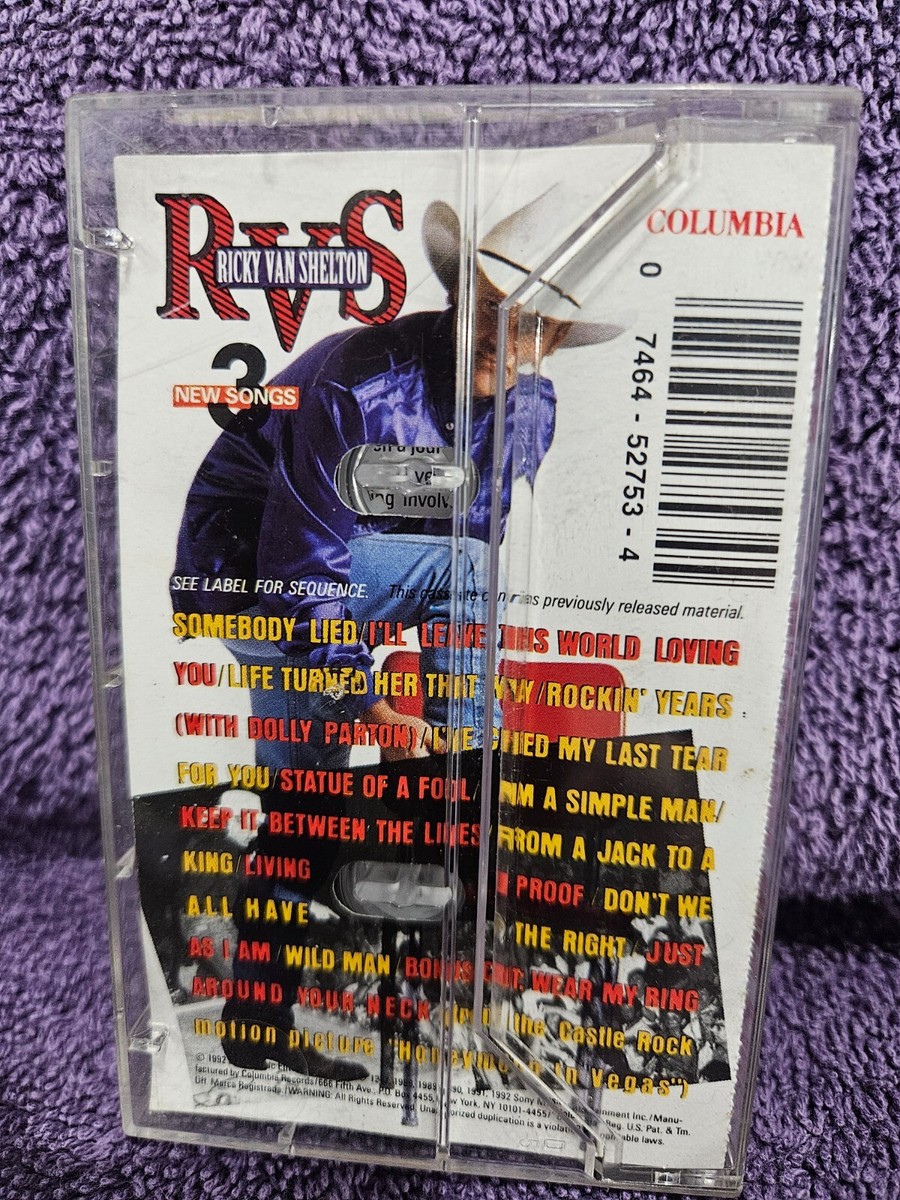 Ricky Van Shelton GREATEST HITS PLUS audio music RETRO Cassette Country  L@@K!! | eBay