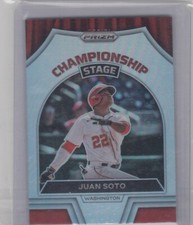 2022 Panini Juan Soto Championship Stage Silver Prizm #7 SP Insert Parallel
