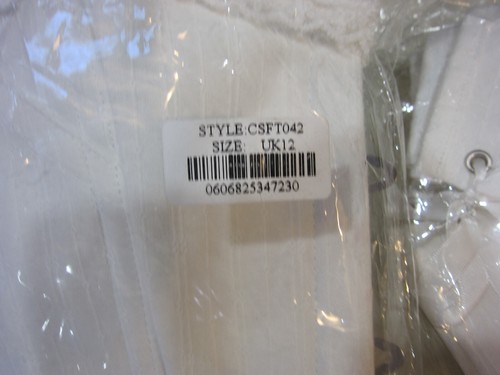 Corset Story CSFT042 White Overbust w/ Straps Size UK12 - Picture 3 of 24