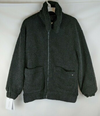 teddy bear jacket grey
