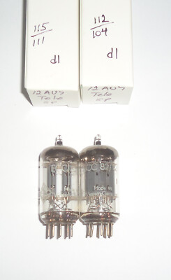 telefunken 12au7 ecc82 スムースプレート ECC82 12AU7 Telfenken