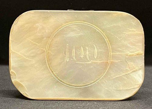 Antiguo token de casino de barco del Reino Unido R M S "Olympic" raro White Star Line valor 100 nácares - Imagen 6 de 10