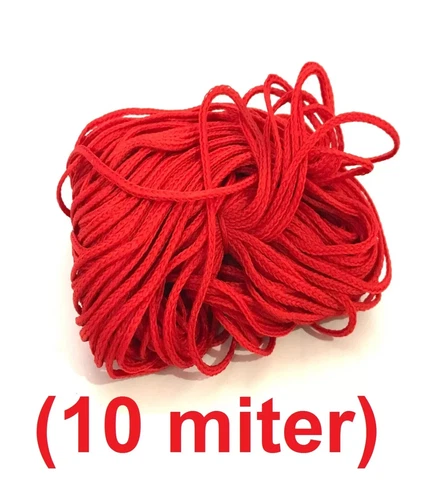 Red Cotton Thread Lal Dhaga Religious Red Cotton Thread Raksha Sutra (10 miter) - Picture 2 of 2