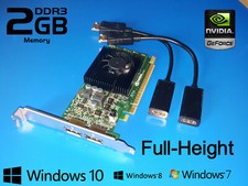 Dell XPS 8300 8500 8700 8900 8910 8920 9000 2GB Video Card with HDMI adapters