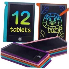 Mini LCD Writing Tablet for Kids   4.5 Inch Mini Drawing Board. Fun and 12 Pack.