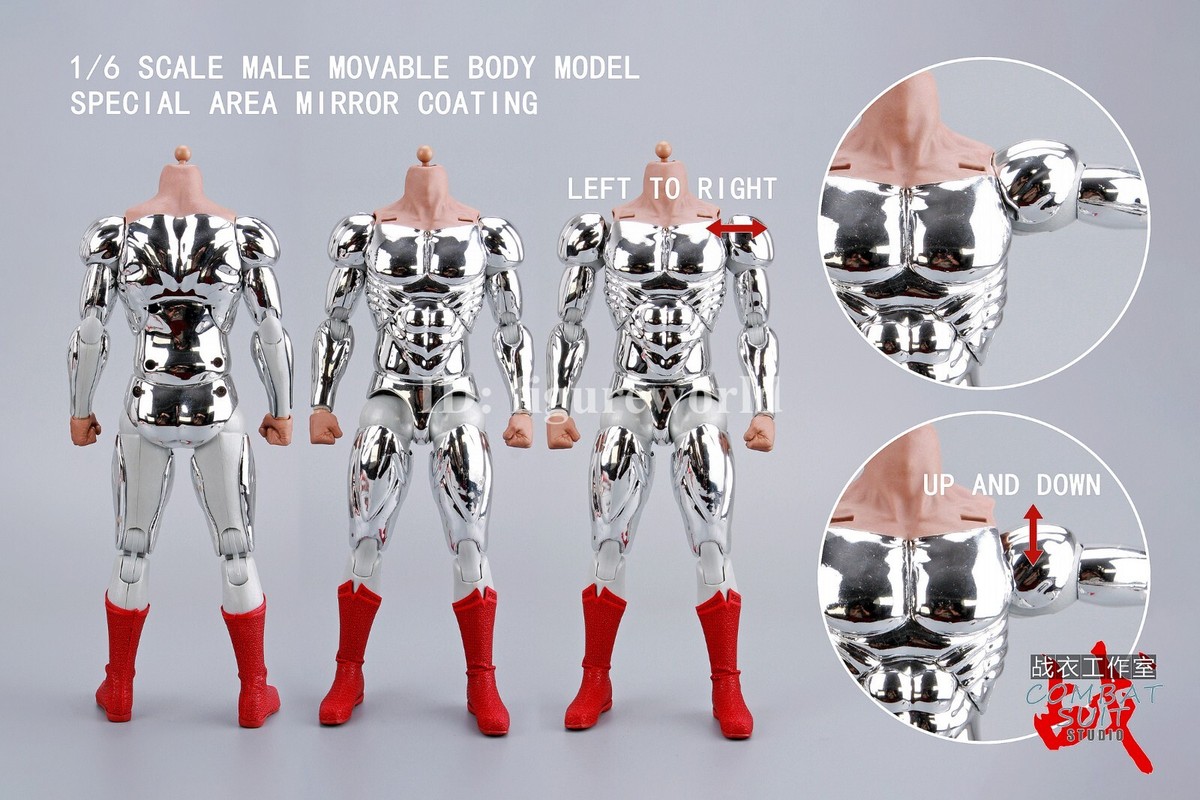 In Stock COMBAT SUIT SN01 1/6 Male Body and Clothes for Super Man