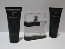 F by Ferragamo Eau de Toilette, After Shave Emulsion and Shampoo & Shower Gel.