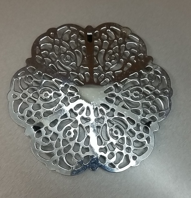 Vintage Irvinware USA Chrome Plated Trivet