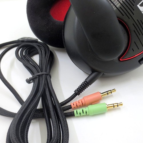 Dual Plug Headset Audio für Sennheiser GAME ZERO ONE PC373 GSP350 500 600 - Afbeelding 5 van 9