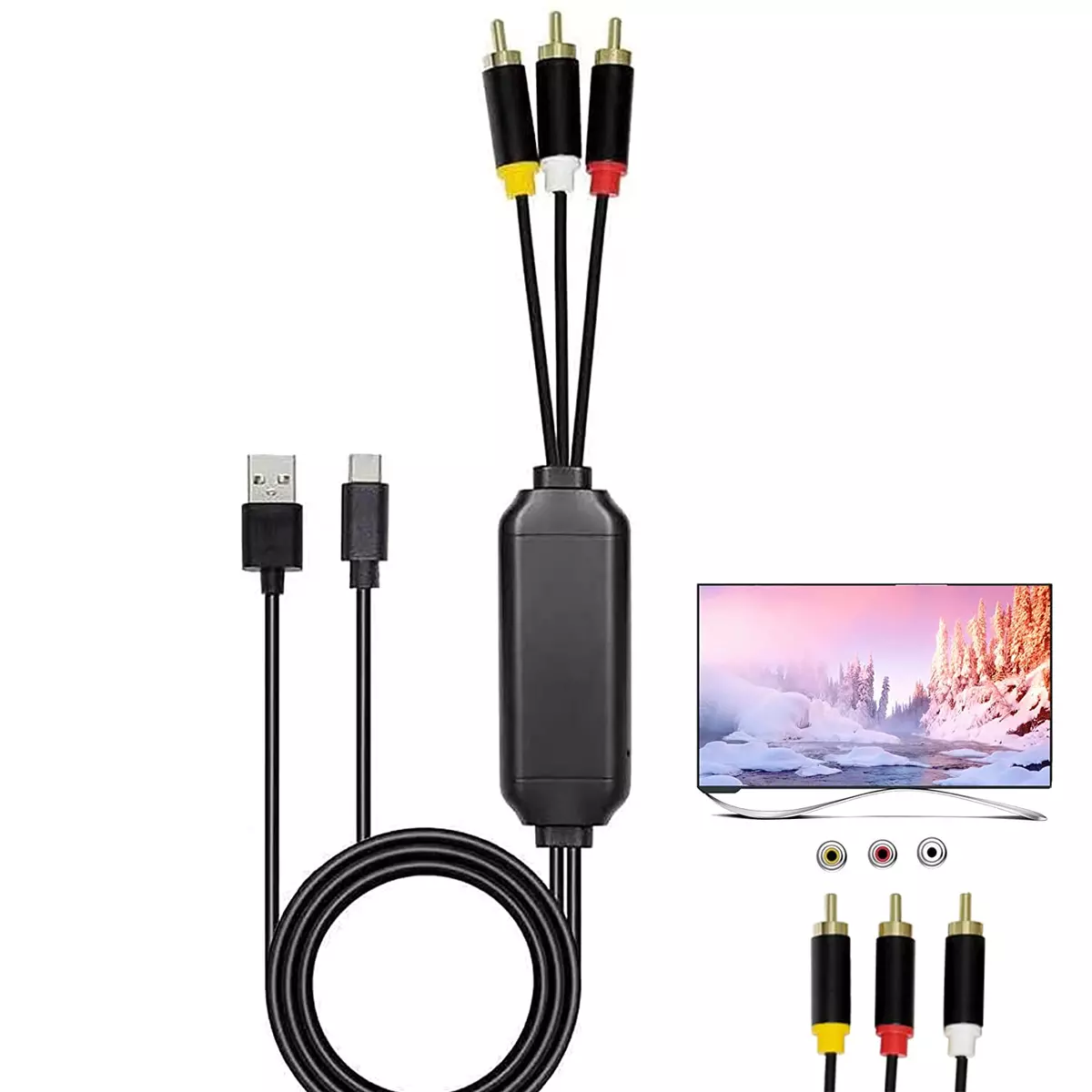 Usb c rca deals