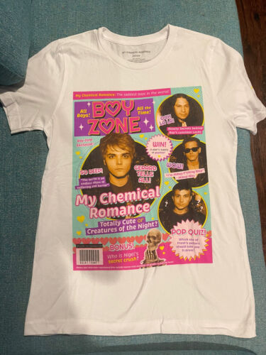 MCR My Chemical Romance Boy Zone Magazine Cover 2022 Tour T-Shirt Men’s
