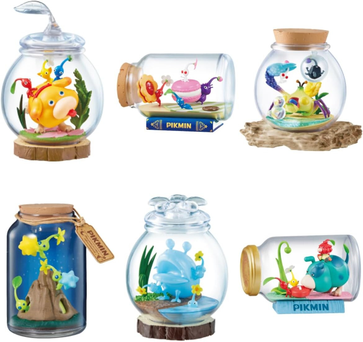 RE-MENT PIKMIN TERRARIUM COLLECTION 2 Full Complete 6pcs Set BOX