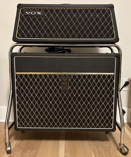 Vintage late 1960s Vox Buckingham w/trolley & matching 2x12 cab, great condition