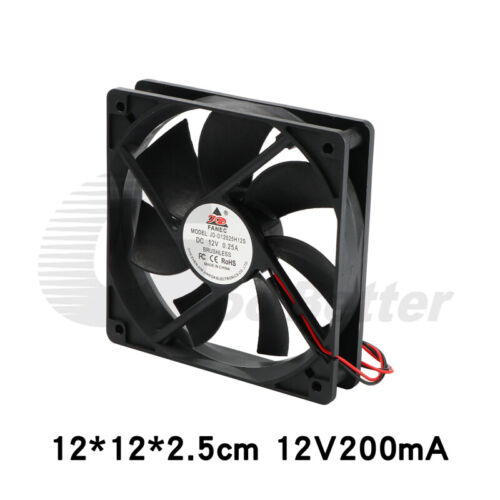 DC 5V 12V PC Computer FAN Lüfter Gehäuselüfter Leiser 30 40 50 60 80 90 120 mm - Bild 16 von 17