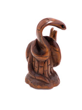 Cobra In Bamboo  Netsuke   Boxwood  5525