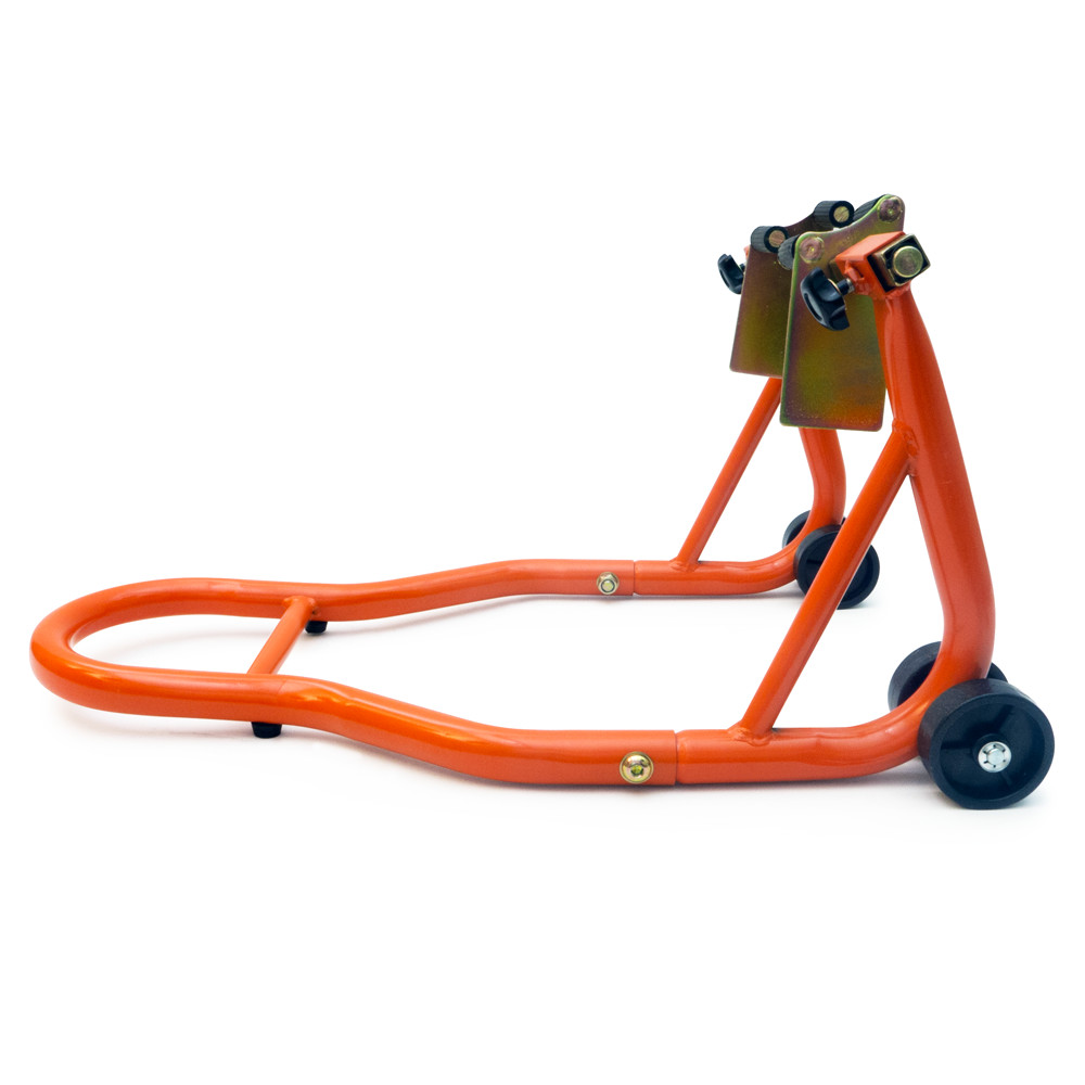 Béquille avant orange de levage stable pour Harley Dyna Wide Glide