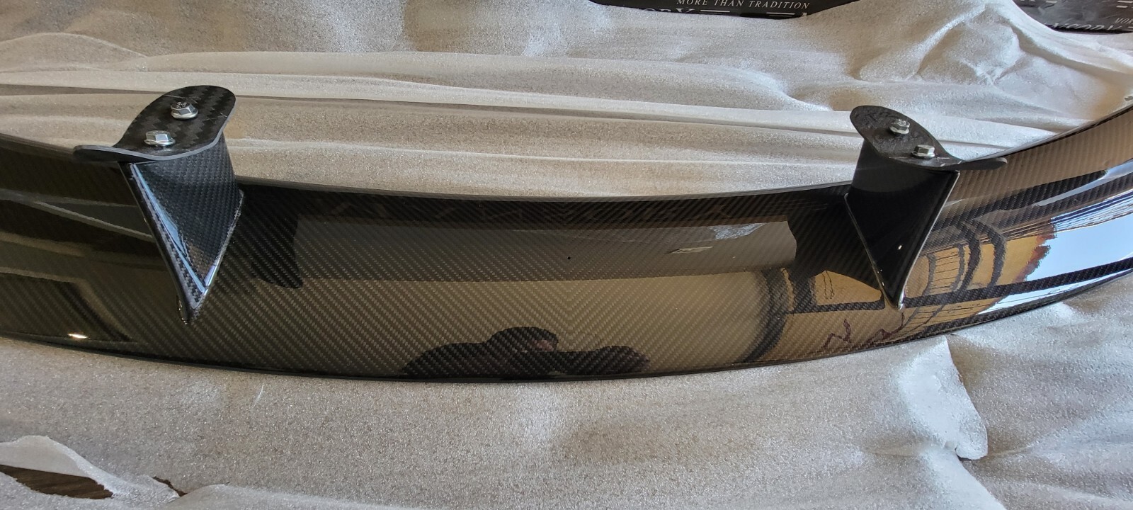 BENTLEY GT3 MANSORY CARBON FIBER REAR WING GENUINE OEM MANSORY 3W8807433M