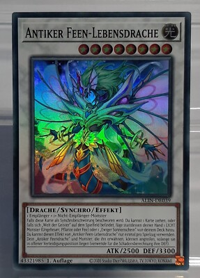 YUGIOH - Antiker Feen-Lebensdrache - SR - ALIN-DE039 - Alliance Insight - DE/NM