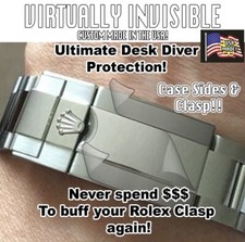 For-Rolex GMT Master II HD Clr Protector Clasp + Sides EBAY's HIGHEST RATED x2