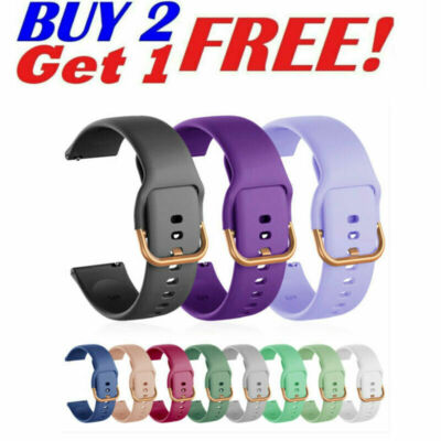Silicone Watch Band For Samsung Galaxy Watch 4 40mm 44mm Classic 42mm 46mm Strap