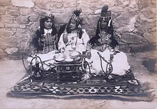 Algérie femmes Amazighs de Ksar El tirage albuminé 16,5 cm X 11,7 cm anonyme