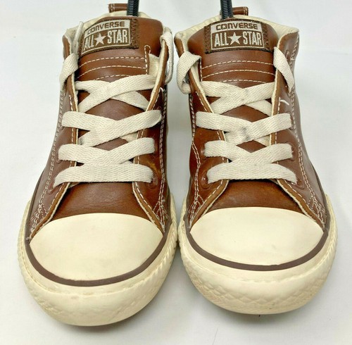 brown converse junior