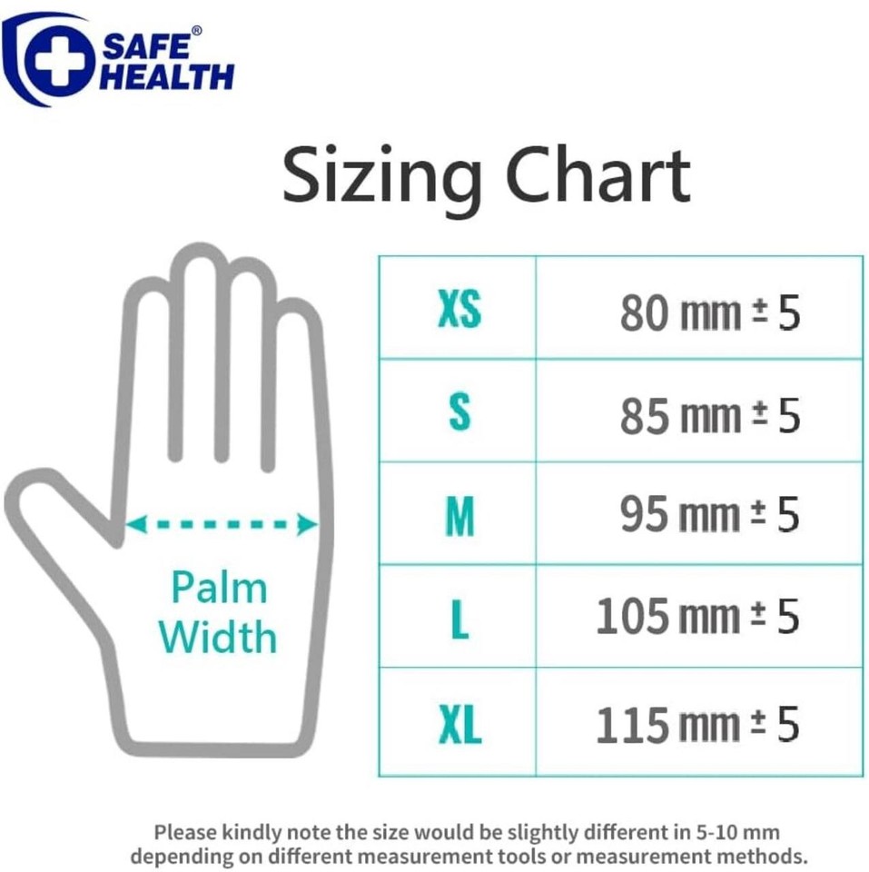 NITRILE ROYAL BLUE EXAMINATION GLOVES (SIZE S, M, L, XL) eBay