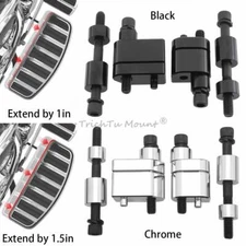 Front Driver FloorBoards Spacer Extension Kit For Harley Road Glide FLTRX 15-23