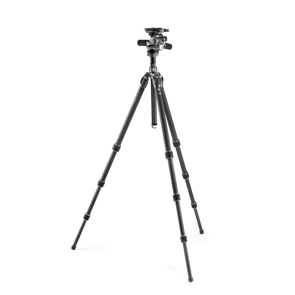 New Gitzo GK2542-F3W Mountaineer Carbon Fibre Tripod incl. GHF3W 3 Way Head Kit