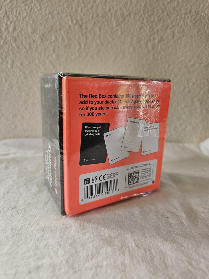 Cards Against Humanity Red Box Expansion for the Game CAH **NEW