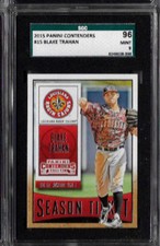 2015 Panini Contenders Blake Trahan SGC 96/ 9