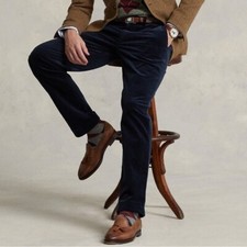 Vintage POLO Ralph Lauren Navy Blue Corduroy Pants