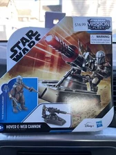 Disney Hasbro Star Wars The Mandalorian Mission Fleet Hover E-Web Cannon NIB