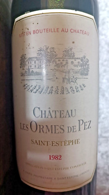 Rarität Chateau les Ormes de Pez St. Estephe 1982