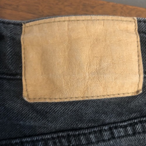 H&M black denim jean cuffed shorts size 4 Juniors 3” inseam - Picture 5 of 9