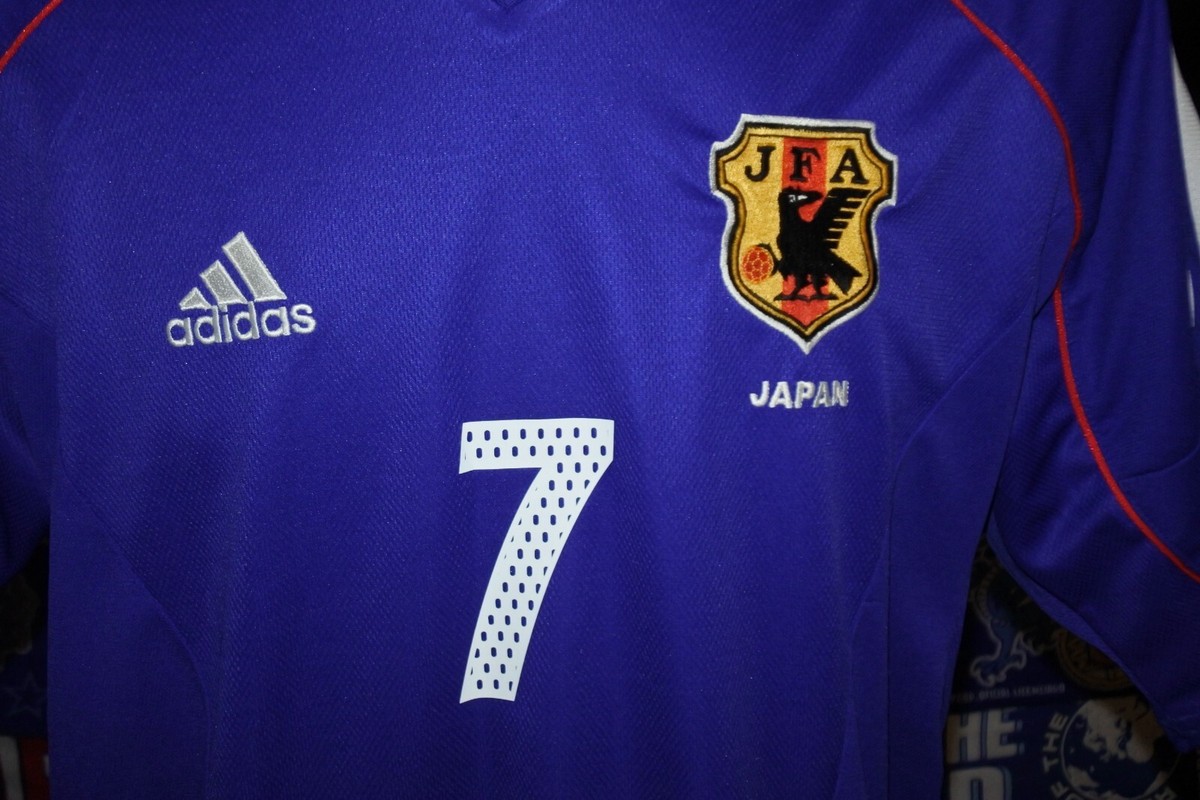 5/5 Japan adults L 2002 #7 Nakata MINT FIFA football shirt jersey