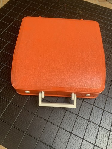 OLIVETTI HERMES BABY MACCHINA DA SCRIVERE VALIGIA ARANCIONE ANNI 60 | eBay