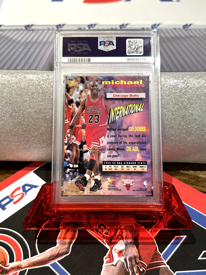 michael jordan topps stadium club frequent flyers