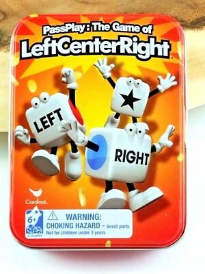 Classic Left Center Right Game in a Tin
