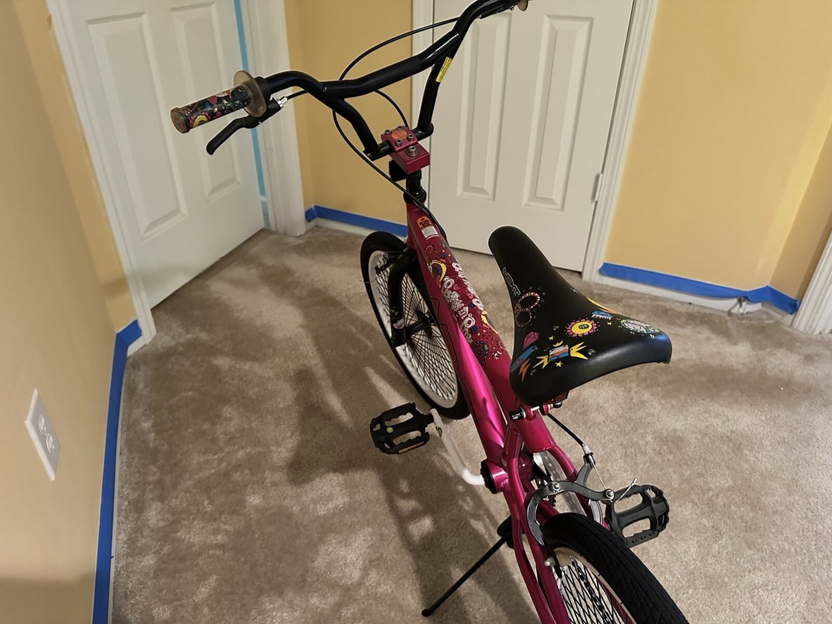 BMXバイク ブラック ピンクハンドル 2022 Sunday Blueprint Bike Gloss Black w/ Pink Tires BMX