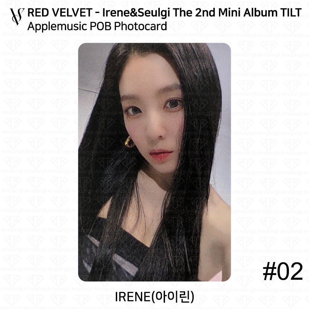 Redvelvet IRENE SEULGI 2nd Mini Album TILT POB Photocard