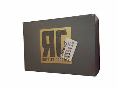 ROYALLY GROOMED Professional Beard Grooming Kit Men Unscented Organic Oil & Balm