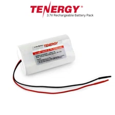 Tenergy Li-ion 3.7V 5200mAh Rechargeable Battery Pack with PCB 1S2P 19.24Wh 6A