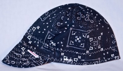 NWT Comeaux Caps Welding Welders Hats Pipe Fitter Reversible Black Bandana