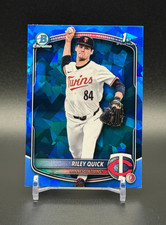 2025 Bowman Draft Sapphire Riley Quick 1st Bowman Sapphire | Minnesota Twins A